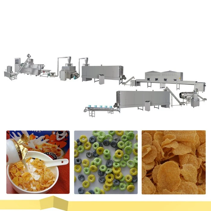 Corn Flakes Snacks Food Production Machine