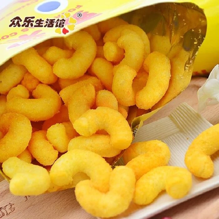 Extruding Corn Puff Snack Processing Line